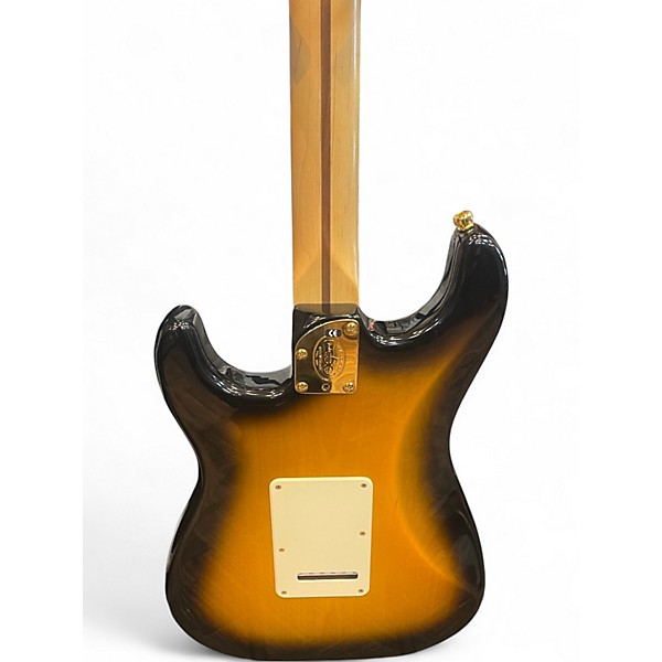 Used Fender 50TH ANNIVERSARY AMERICAN DELUXE STRATOCASTER 2 Color Sunburst Solid Body Electric Guitar