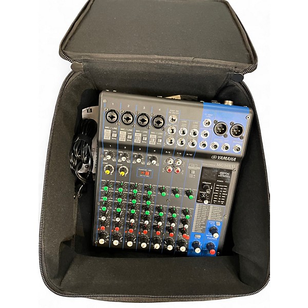Used Yamaha MG10XU 10 Channel Mixer with Effects Unpowered Mixer