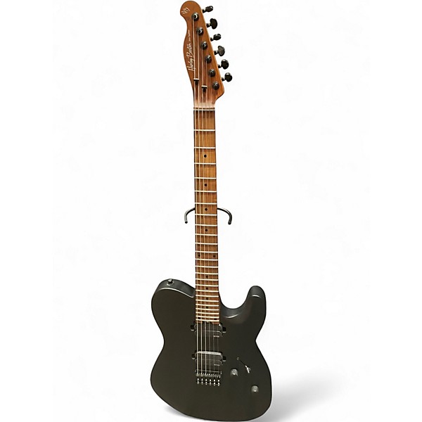 Used Harley Benton Fusion-T EMG Black Solid Body Electric Guitar