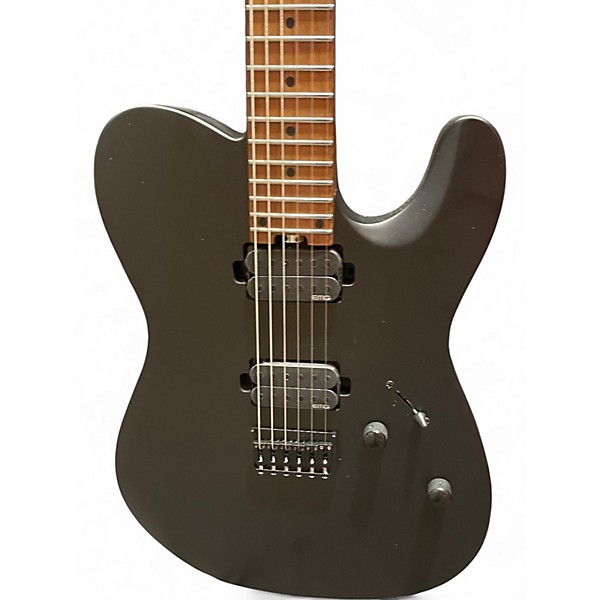 Used Harley Benton Fusion-T EMG Black Solid Body Electric Guitar