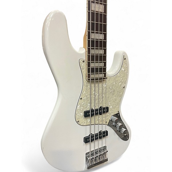Used Miscellaneous 5 STRING J STYLE BASS WHITE Electric Bass Guitar
