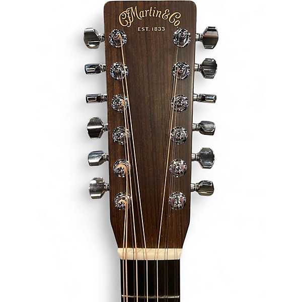 Used Martin HD12-28 Natural 12 String Acoustic Guitar