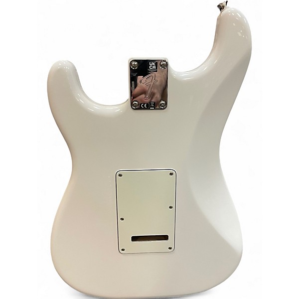 Used Fender Player Stratocaster HSS Alpine White Solid Body Electric Guitar
