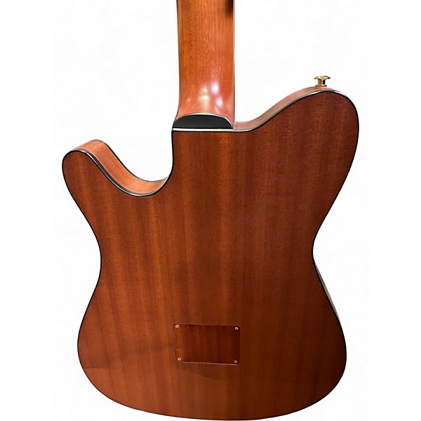 Used Ibanez FRH10N Sunburst Flat Classical Acoustic Electric Guitar