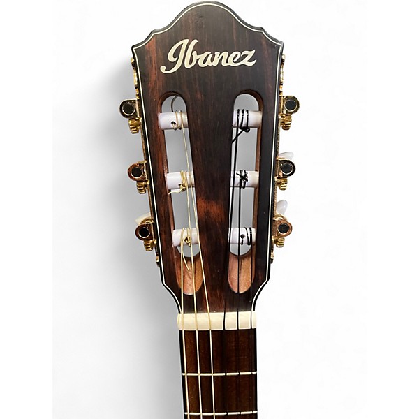 Used Ibanez FRH10N Sunburst Flat Classical Acoustic Electric Guitar