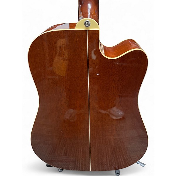 Used Alvarez AD60CE Artist Series Dreadnought Left Handed Natural Acoustic Electric Guitar