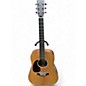 Used Martin D Jr E Natural Acoustic Electric Guitar thumbnail