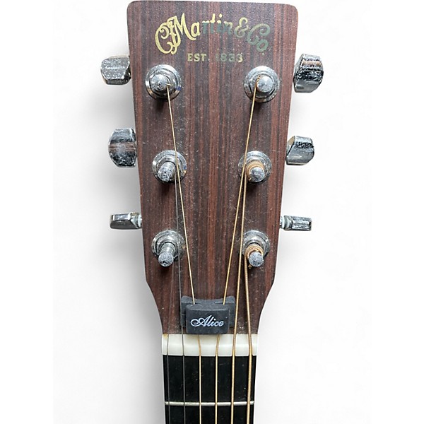 Used Martin D Jr E Natural Acoustic Electric Guitar