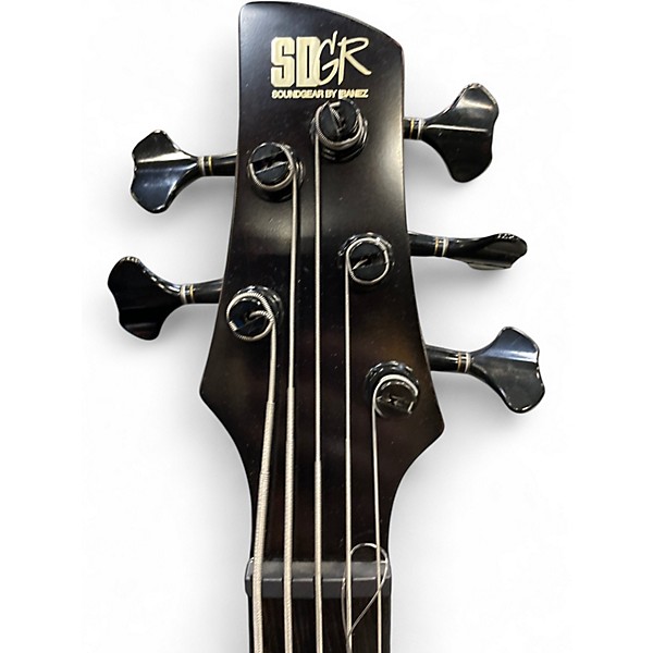 Used Ibanez SR1305SB Trans Black Electric Bass Guitar