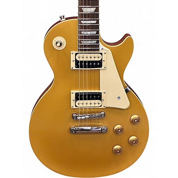 Used 2024 Epiphone Les Paul Traditional Pro IV Gold Top Solid Body Electric Guitar