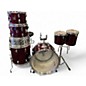 Used TAMA 7 Piece swingstar red sparkle Drum Kit thumbnail