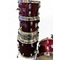 Used TAMA 7 Piece swingstar red sparkle Drum Kit
