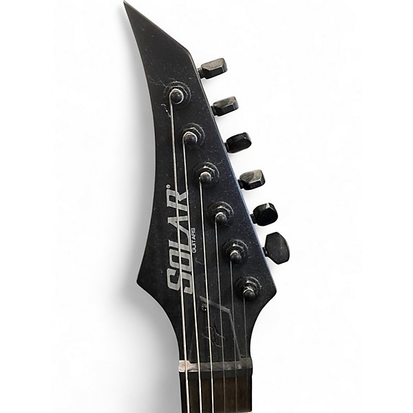 Used Solar Guitars a1.6 evertune carbon black Solid Body Electric Guitar