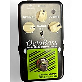 Used EBS Octabass Triple Mode Bass Octave Divider Bass Effect Pedal