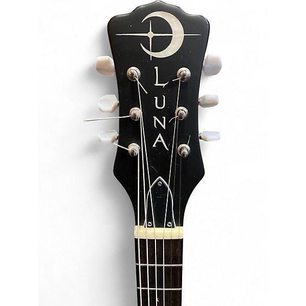 Used Luna Celtic Banjo 6 Antique Natural Banjo