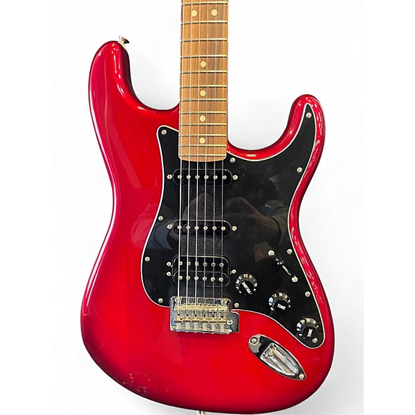 Used 2023 Fender Special Edition Player Stratocaster HSS Candy Red Burst Solid Body Electric Guitar