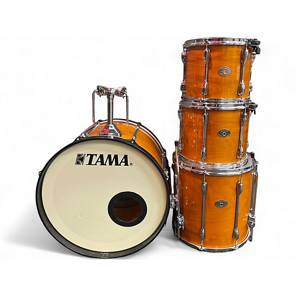 Used TAMA 4 Piece Rockstar Amber Drum Kit