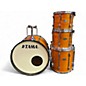 Used TAMA 4 Piece Rockstar Amber Drum Kit