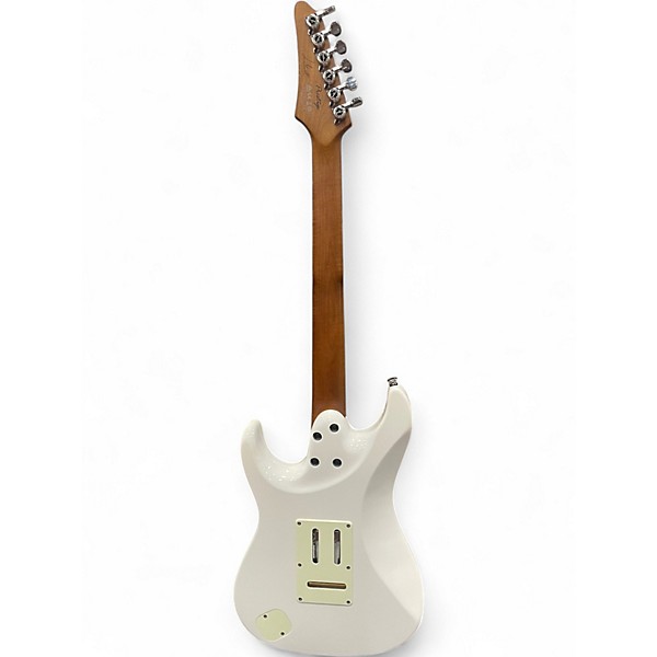 Used Ibanez LM1 Luca Mantovanelli Signature Luna White Solid Body Electric Guitar