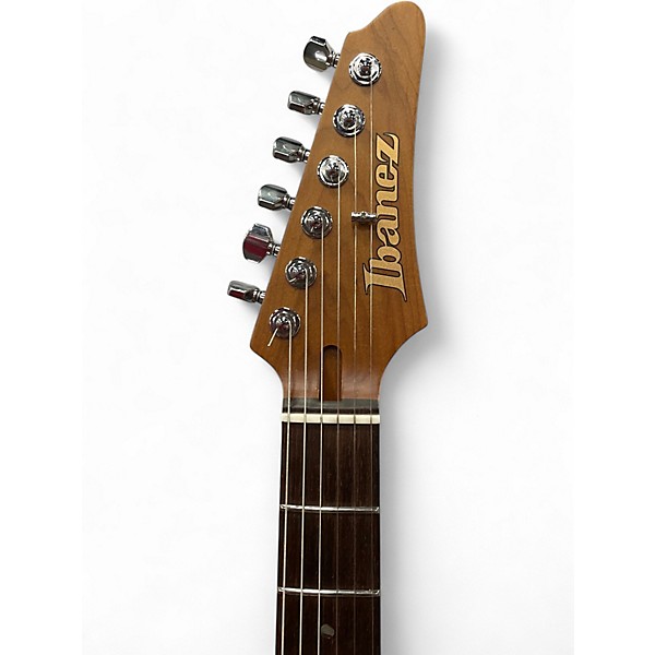 Used Ibanez LM1 Luca Mantovanelli Signature Luna White Solid Body Electric Guitar