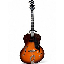 Used Guild T-50 SLIM Sunburst Hollow Body Electric Guitar
