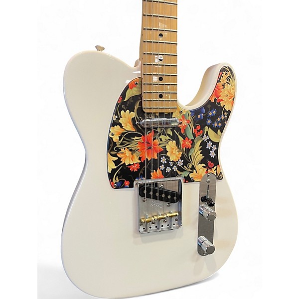 Used Fender Player Telecaster Vintage White Solid Body Electric Guitar