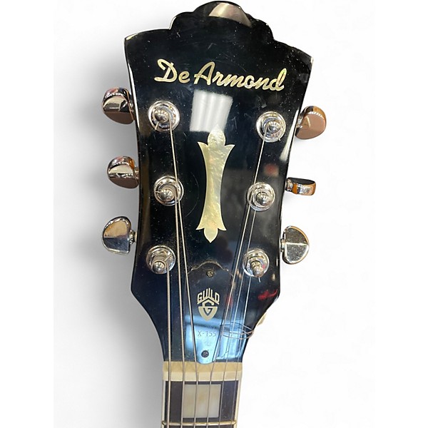 Used DeArmond X155 2 Color Sunburst Hollow Body Electric Guitar
