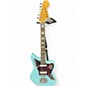 Used Squier CLASSIC VIBE 70S JAGUAR Daphne Blue Solid Body Electric Guitar thumbnail