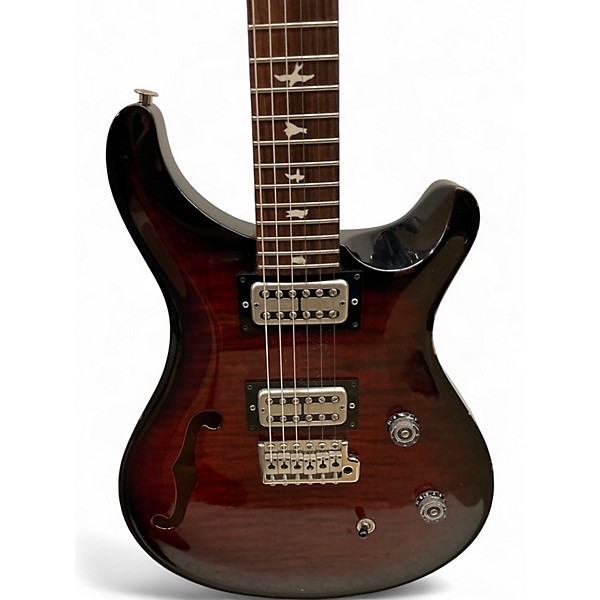 Used PRS CE24 Hollowbody Tigerblood Hollow Body Electric Guitar