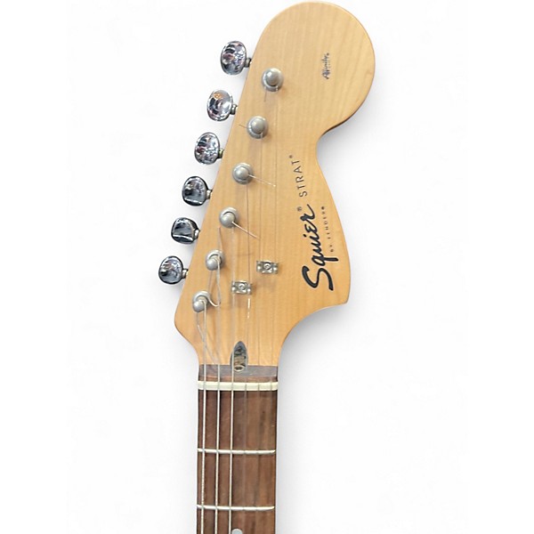 Used Squier Affinity Stratocaster Black Solid Body Electric Guitar