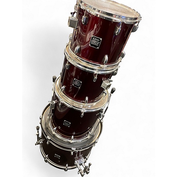 Used PDP by DW 4 Piece EZ SERIES Wine Red Drum Kit