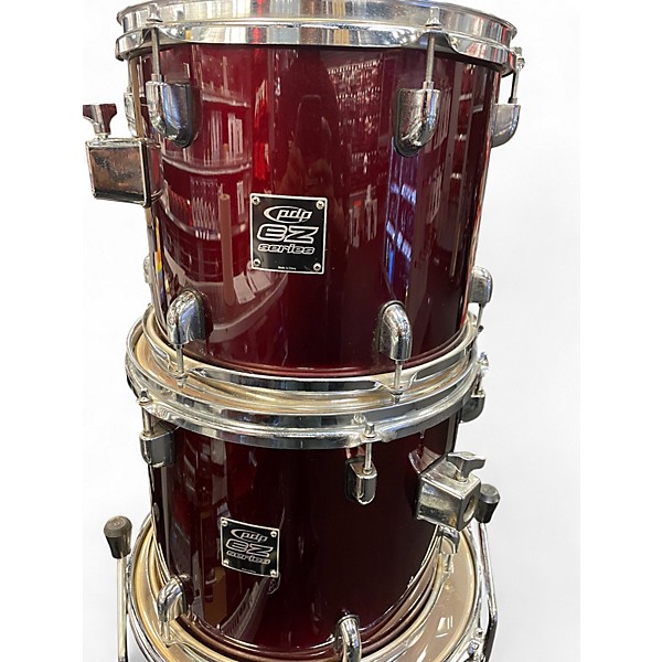 Used PDP by DW 4 Piece EZ SERIES Wine Red Drum Kit