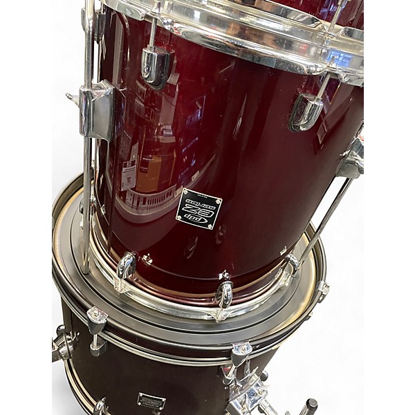 Used PDP by DW 4 Piece EZ SERIES Wine Red Drum Kit