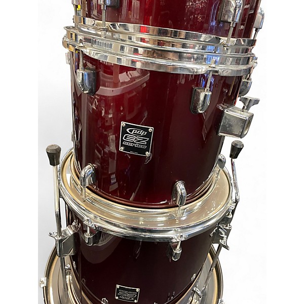 Used PDP by DW 4 Piece EZ SERIES Wine Red Drum Kit