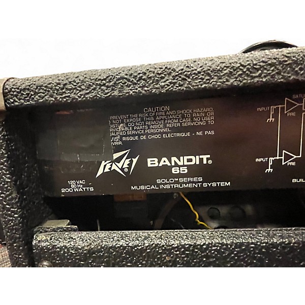 Vintage 1970s Peavey BANDIT 65 Guitar Combo Amp