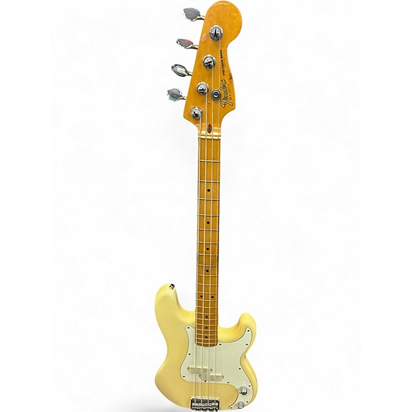 Vintage 1983 Fender ELITE PRECISION BASS White Electric Bass Guitar