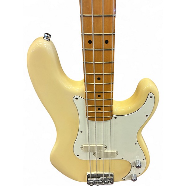Vintage 1983 Fender ELITE PRECISION BASS White Electric Bass Guitar