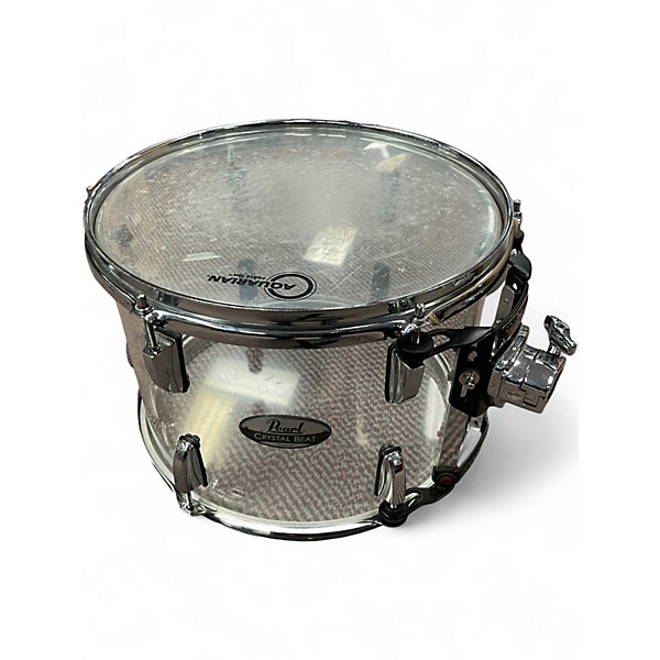 Used Pearl 3 Piece CRYSTAL BEAT ULTRA CLEAR Drum Kit