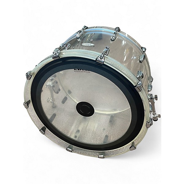 Used Pearl 3 Piece CRYSTAL BEAT ULTRA CLEAR Drum Kit