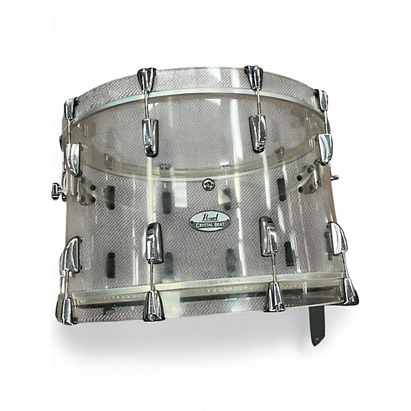 Used Pearl 3 Piece CRYSTAL BEAT ULTRA CLEAR Drum Kit