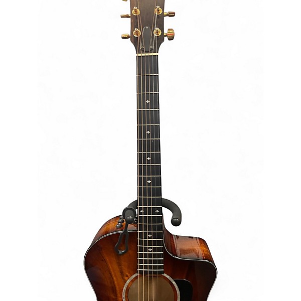 Used 2020 Taylor 224CEKDLX Shaded Edge Burst Acoustic Electric Guitar