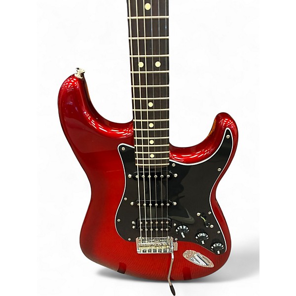 Used Fender PLAYER II STRATOCASTER HSS Candy Red Burst Solid Body Electric Guitar