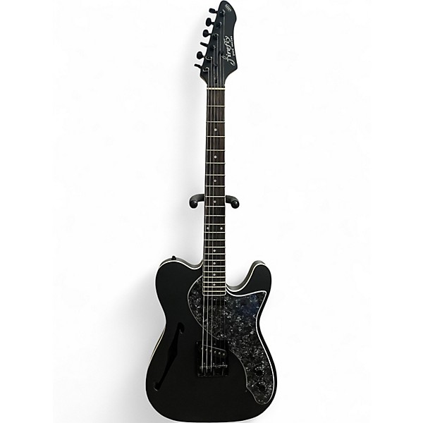 Used Firefly FFTH Satin Black Hollow Body Electric Guitar