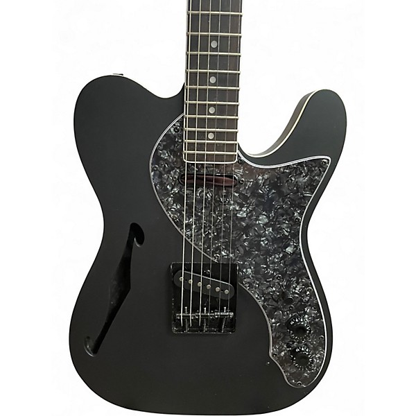 Used Firefly FFTH Satin Black Hollow Body Electric Guitar