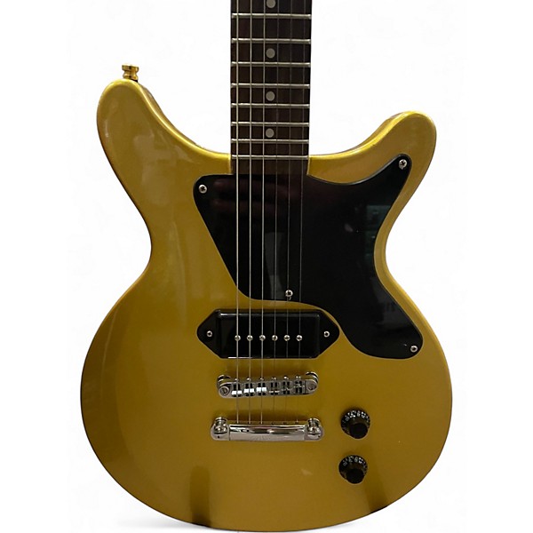 Used Firefly FFDCS  Gold Solid Body Electric Guitar