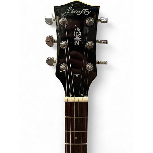 Used Firefly FFDCS  Gold Solid Body Electric Guitar