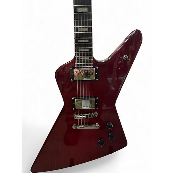 Used Firefly FFLX Red Solid Body Electric Guitar