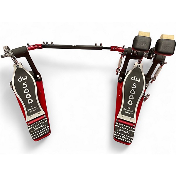 Used DW 5000 Series Double Double Bass Drum Pedal