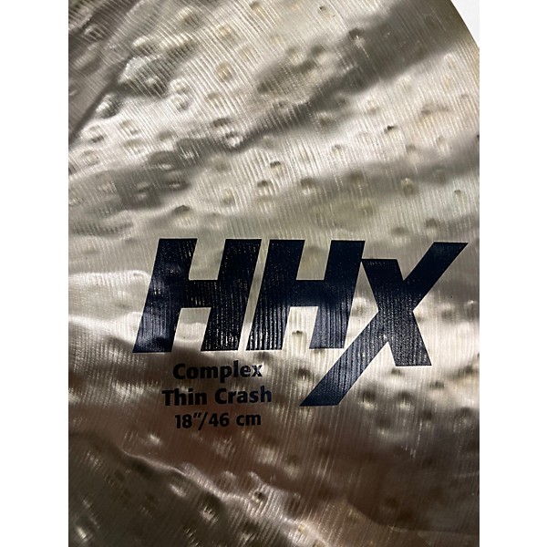 Used Sabian 19in HHX Complex Thin Crash Cymbal