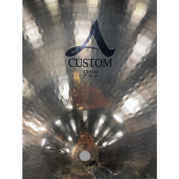 Used Zildjian 17in A Custom Crash Cymbal